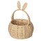 Wickerwise Hand-Woven Easter Bunny Ear Basket with Handle - Multi-Purpose Paper Rope Wicker Basket for QI004723.N - alternate 10