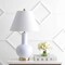 Jonathan Y Han 27" Ceramic/Iron Contemporary USB Charging LED Table Lamp, White/Brass Gold JYL6600A - alternate 12