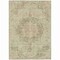 Homeroots 9' X 12' Sage Floral Medallion Washable Indoor Outdoor Area Rug 607936 - alternate 8