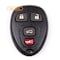 Aks Keys 2007 - 2017 Buick Chevrolet GMC Saturn Keyless Entry 4B FCC# OUC60270 / OUC60221 RC-CHEVR-49C - alternate 4