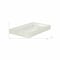 Homeroots 16in Silver Rectangular Wood Handmade Tray With Handles 483293 - alternate 5
