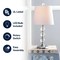 Jonathan Y Hudson 20" Crystal Mini LED Table Lamp, Clear/ Chrome JYL2026A - alternate 11