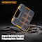 Powertec Small Parts Tool Box 2PK - 14 Compartments, Stackable, Interlocking, Removable Dividers, 2PK 72364-P2 - alternate 7