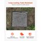 Vevor Decorative Stepping Stones with Stakes 16Pcs 15.5x15.5 in Walkway Pavers Grey, 16PK CP25-16H - alternate 6