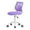 Homeroots Purple and White Adjustable Height Swivel Rolling Office Chair 568075 - alternate 8