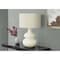 Monarch Specialties Lighting, 25 in.H, Table Lamp, Ivory / Cream Shade, Cream Ceramic, Contemporary I 9608 - alternate 1