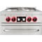 Koolmore 24 In. Commercial Electric Range with 4 Burners and 1 Standard Electric Oven - 208V 3 Phase KM-CR24-E - alternate 9