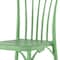 Homeroots Set of Four 22" Green Heavy Duty Plastic Outdoor Stacking Dining Chairs 565183 - alternate 6