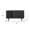 Homeroots 63" Gray Solid Wood Three Drawer Dresser 518623 - alternate 7