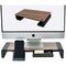 Siig Stylish Foldable Monitor Stand with USB Hub - USB BC 1.2 Charging - 55lb Load Capacity CE-MT2Q12-S1 - alternate 1