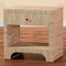 Bali & Pari Julia Bohemian Woven Natural Grasscloth Raffia 1-Drawer Nightstand 254-14036-ZORO - alternate 8