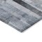 Homeroots 9' X 12' Blue And Gray Striped Washable Indoor Outdoor Area Rug 615516 - alternate 5