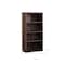 Homeroots 48" Brown Distressed Wood Adjustable Four Tier Bookcase 333505 - alternate 8