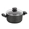 Korkmaz Ornella 2 Piece 3 Liter Aluminum Nonstick Casserole Dish with Lid A1341 - alternate 1