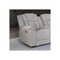 Homeroots Light Gray Fabric Power Reclining Curved Corner Sectional With Console 564423 - alternate 8
