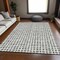 Homeroots 5' X 8' Gray Charcoal And Silver Geometric Washable Indoor Outdoor Area Rug 583295 - alternate 8