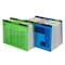 C-Line Products Expanding File Folder, 13-Pocket, Hanging Tabs, Bright Blue, 3PK 58215 - alternate 5