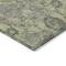 Homeroots 9' X 12' Artichoke Green And Gray Damask Washable Indoor Outdoor Area Rug 588134 - alternate 8