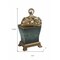Homeroots 6" Green Polyresin Desk Organizer 469197 - alternate 3
