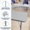 Flash Furniture Commercial Adjustable Height Horseshoe Activity Table-Standard Legs in Gray XU-A6066-HRSE-GRY-T-A-GG - alternate 9
