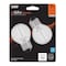 Feit Electric LED G16.5 E26 60W SW, 2PK BPGM60927WFIL2 - alternate 1