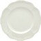 Homeroots White Four Piece Round Scallop Stoneware Service For Four Salad Plate Set 483505 - alternate 7
