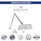 Global Door Controls Commercial Grade 3 Door Closer with Parallel Arm Bracket in Aluminum - Size 4 TC2204-PA-AL - alternate 1