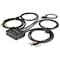Startech.Com 2 Port HDMI KVM Switch with 4 foot Built-In Cables - OS Independent - 3.5mm Audio - USB 4K 60Hz SV211HDUA4K - alternate 1