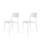 Lagoon La Vie Resin Stackable Armless Chair, 2PK 7201W9-SATOS - alternate 1