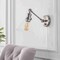 Jonathan Y Cowie 8" Iron/Glass Adjustable LED Wall Sconce, Nickel JYL7575B - alternate 6