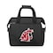 Picnic Time Family Of Brands NCAA Washington State Cougars On The Go Lunch Bag Cooler - Soft Cooler Lunch Box, Black 510-00-179-634-0 - alternate 1