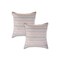Homeroots Set of Two 18" X 18" Purple Beach Chevron Cotton Zippered Pillow, 2PK 535271 - alternate 5
