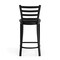 Flash Furniture HERCULES Black Ladder Back Metal Restaurant Counter Stool - Black Vinyl Seat XU-DG697BLAD-24-BLKV-GG - alternate 10