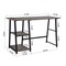 Homeroots Modern Home Office Computer Table With Storage Shelves - Vintage Brown 475980 - alternate 4