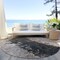 Homeroots 8' Taupe And Charcoal Round Abstract Washable Indoor Outdoor Area Rug 606130 - alternate 7