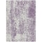 Homeroots 9' X 12' Lavender And Ivory Abstract Washable Indoor Outdoor Area Rug 612957 - alternate 6