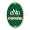 Signmission D4-3 Bicycle Parking Bicycle Symbol Parking, 12 In X 18 In Architectural, Heavy Gauge Aluminum A-OV-G-1218-24199 - alternate 1