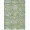 Homeroots 3' X 5' Sage And Gold Medallion Washable Indoor Outdoor Area Rug 616574 - alternate 8