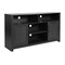 Flash Furniture Malaki 58 Inch Buffet Sideboard w/2 Soft Close Doors and Cntr Shelf, up to 65in. TV's, Black/Rattan EV-ET8114-ZZ-BLK-GG - alternate 8