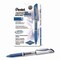 Pentel EnerGel Deluxe Gel Pen, Stick, Medium 0.7 mm, Blue Ink, Silver/Blue Barrel, 12PK BL57C - alternate 6