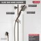 Delta Slide Bar Hand Shower, Stainless, Wall 57021-SS - alternate 5