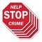Signmission Help Stop Crime, 10 inch X 10 inch, Aluminum Metal Signs, 5PK OC-A-5Pack-10-72 - alternate 1