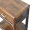 Homeroots 20" Brown Solid Wood Square One Drawer Nightstand 651881 - alternate 7