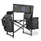 Picnic Time Family Of Brands NCAA Northwestern Wildcats Fusion Camping Chair with Side Table and Soft Cooler 807-00-679-434-0 - alternate 1