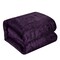 Homeroots Purple Queen Polyester 220 Thread Count Washable Down Comforter Set 528996 - alternate 1