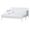Baxton Studio Lucera Bobbin Expandable Daybed, White 263-14377-ZORO - alternate 8