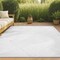 Jonathan Y Salines Diamond Trellis Ivory 5 ft. x 8 ft. Indoor/Outdoor Area Rug IBZ101D-5 - alternate 1