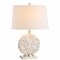Jonathan Y Dennis 24" Seashell LED Table Lamp, Cream JYL1050A - alternate 1