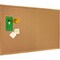 Lorell Oak Wood Frame Cork Board 24" Height x 36" Width Cork Surface 19767 - alternate 5