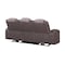 Global Furniture Usa Contemporary U8000 Brown Power Reclining Sofa W/Power Headrest, Dropdown Table W/ Wood Trim & Reading Light U8000-BROWN-PRS W/ PHR DDT WC + LED - alternate 4